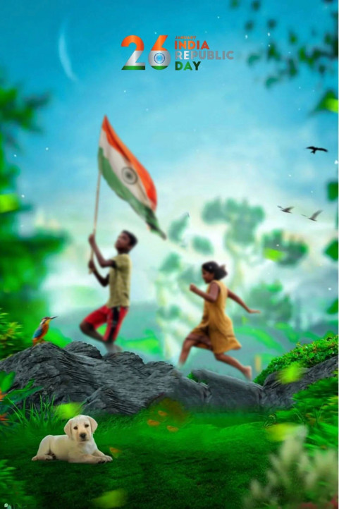 26 January India Republic Day PicsArt Background For Photo Editing Hd