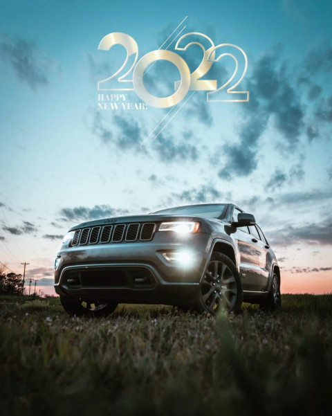 2022 Happy New Year Car Editing Background Hd
