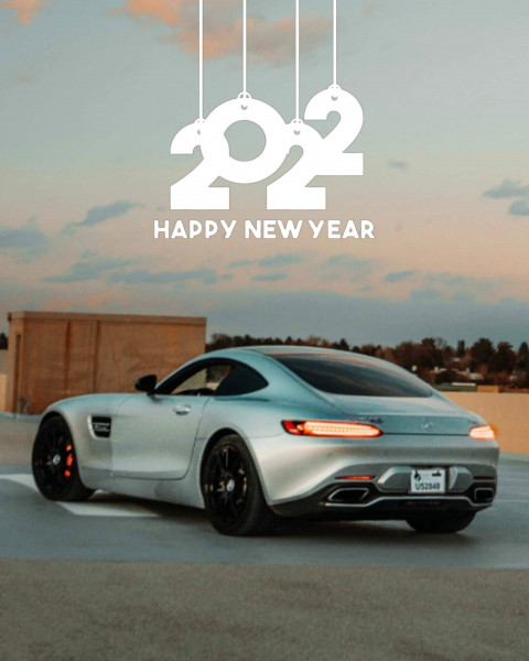 2022 Happy New Year CB PicsArt Background HD