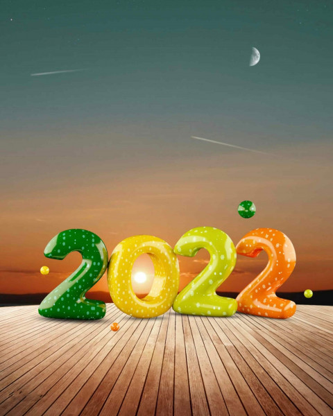 2022 Happy New Year CB PicsArt Editing Background Free