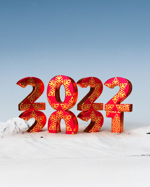 2022 Happy New year Editing Background Download HD Picsart