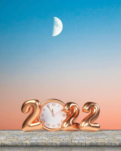 2022 Happy New Year Night CB PicsArt Editing Background HD