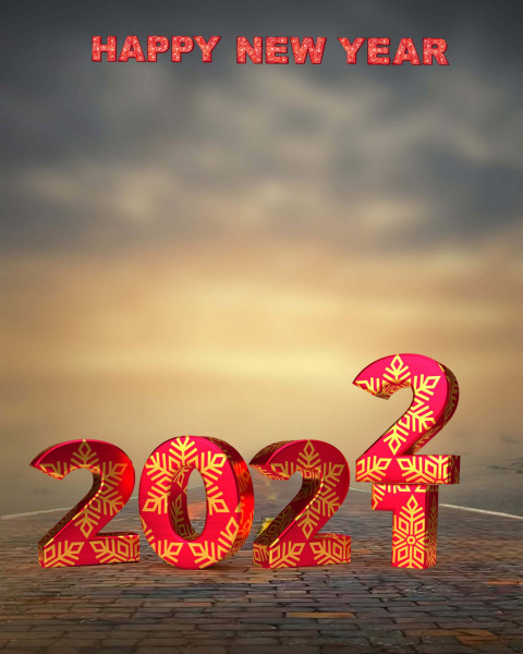 2022 Happy New Year PicsArt Photo Editing Background Hd