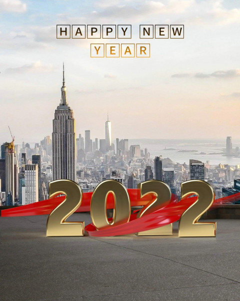2022 New Year Background CB Picsart HD