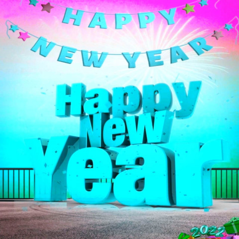 2022 PicsArt Editing Happy New Year Background HD