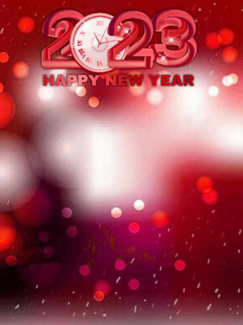 2023 Happy New Year Red Fireworks CB Editing HD Backgrounds