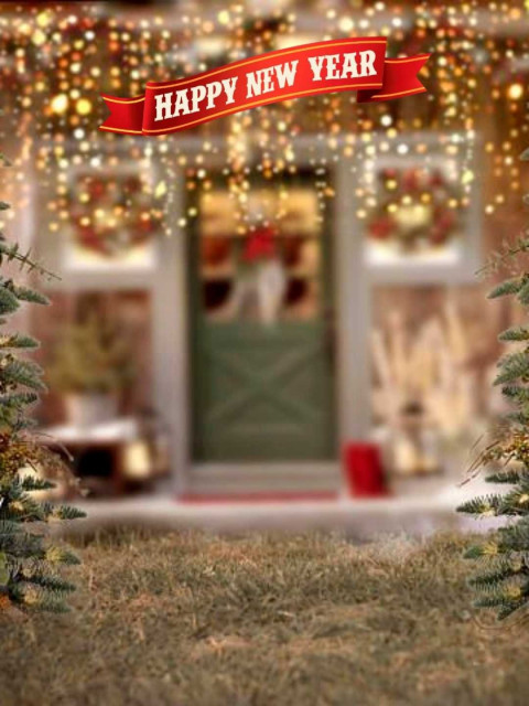 2025 Happy New Year CB Blur Wallpaper Free Edit Background