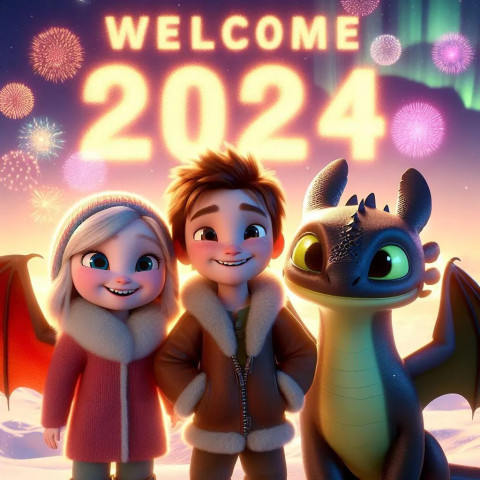 2024 Happy New Year Wishes Images HD For Whatsapp dp Status Photo