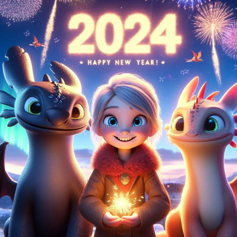 2024 Happy New Year Wishes Images HD For Whatsapp dp Status Photo