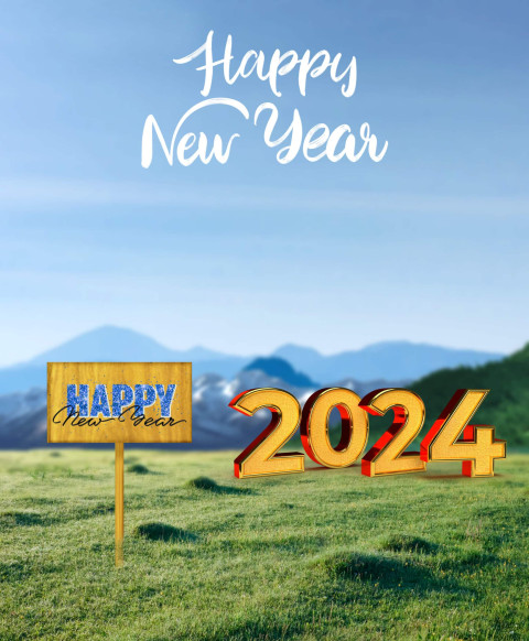 2024 New Year Editing Background CB Photo For Picsart