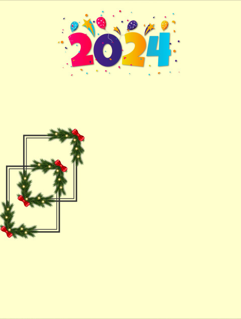 2024 New Year Photoshop CB Background Download For Editing