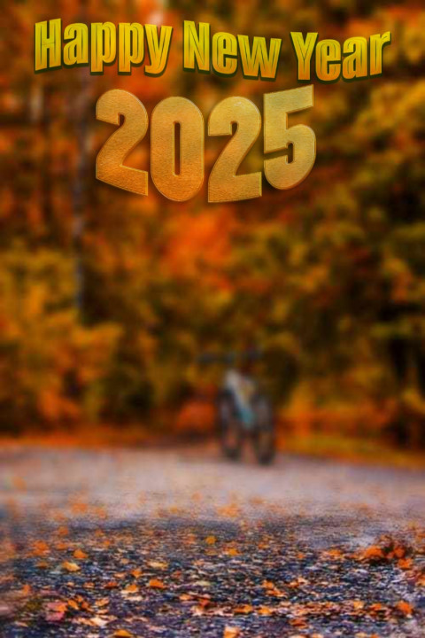 2025 Happy New Year Photo Editing Background Download