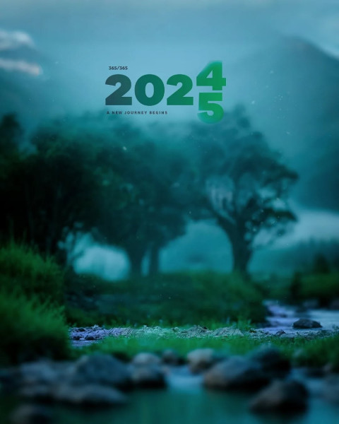 2025 New Year CB Editing Background Free Stock Image