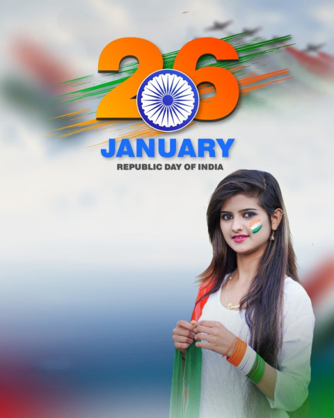 26 January Full HD Editing Background With Girl