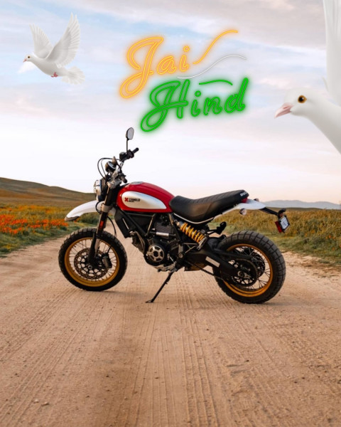 26 January Republic Day Editing Background HD Wallpaper Bike