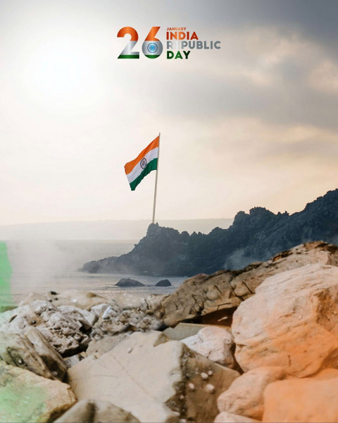 26th January Republic Day Background For Picsart Editing HD