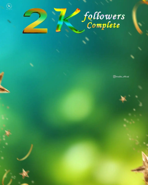 2k Follower Picsart Cb Background HD