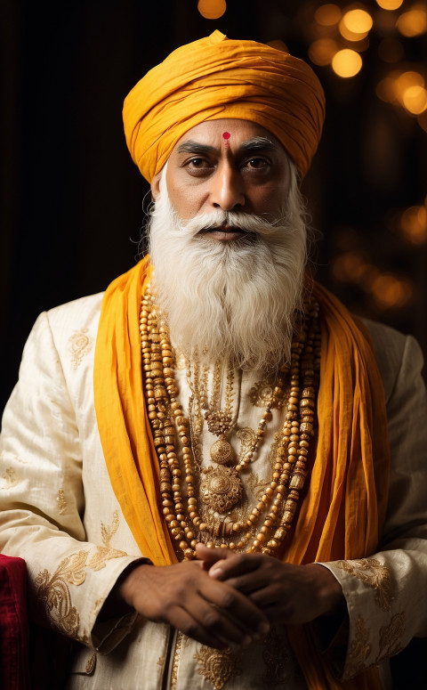 A Great Guru Nanak Wallpaper Founder of Sikhism