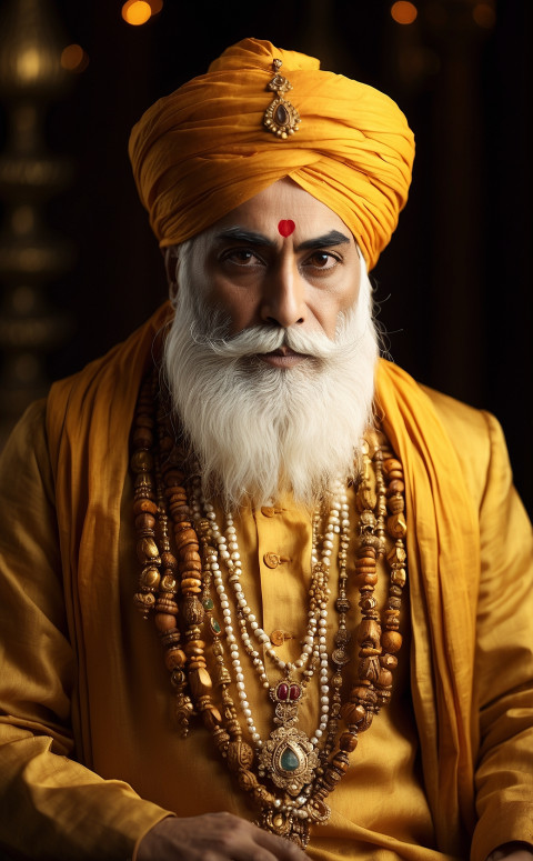 A Great Guru Nanak Wallpaper Founder of Sikhism