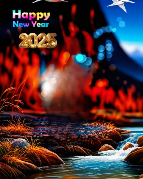 Ai 2025 New year Photo Editing Picsart Background Free