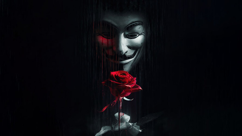 Anonymous Computer Screen Wallpaper Background Photos