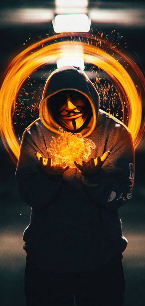Anonymous Wallpaper For Android Screen Background Full HD
