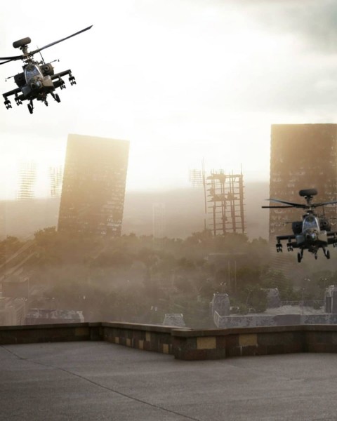Army Helicopter Poster Edit HD Background