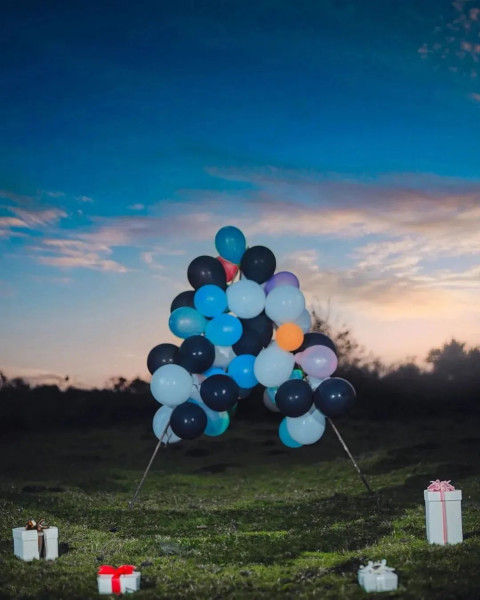Balloons Free Background Free Editing Stock Dark Wallpaper