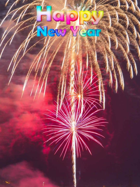 Firework 2025 New Year Edit Background CB Picsart
