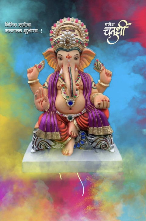 Big Size Ganesh Editing Background For Picsart