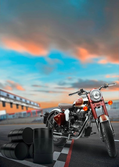 Bike With Sky Full HD Background For Picsart