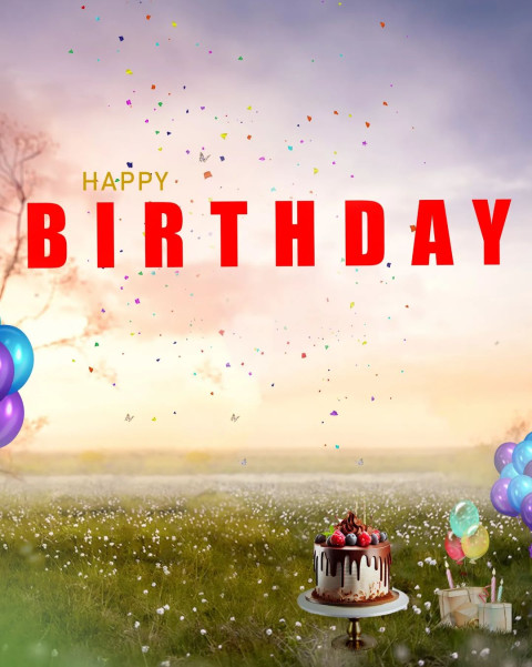 Birthady Photoshop Craetive EDiting Wallpaper HD Background