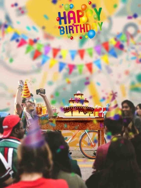 Birthday Picsart Editing Background Party