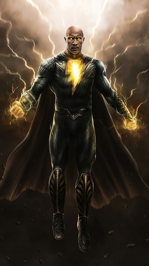 Black Adam Photos Dp For Mobile Wallpaper HD New