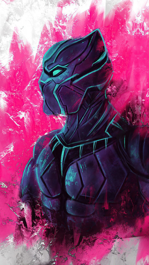Black Panther iphone Home Screen Wallpapers HD BAckground