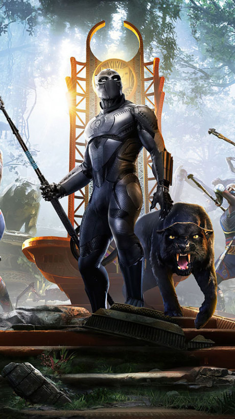 Black Panther Mobile Background Wallpapers For Screen HD