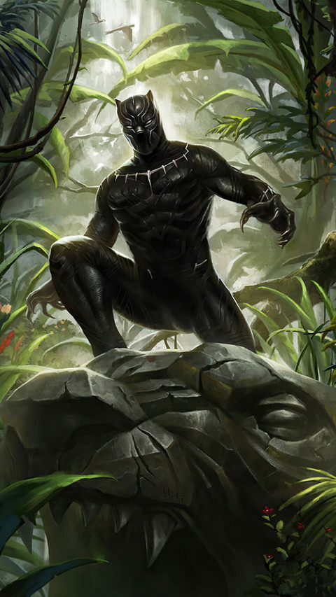Black Panther Mobile Background Wallpapers For Screen HD