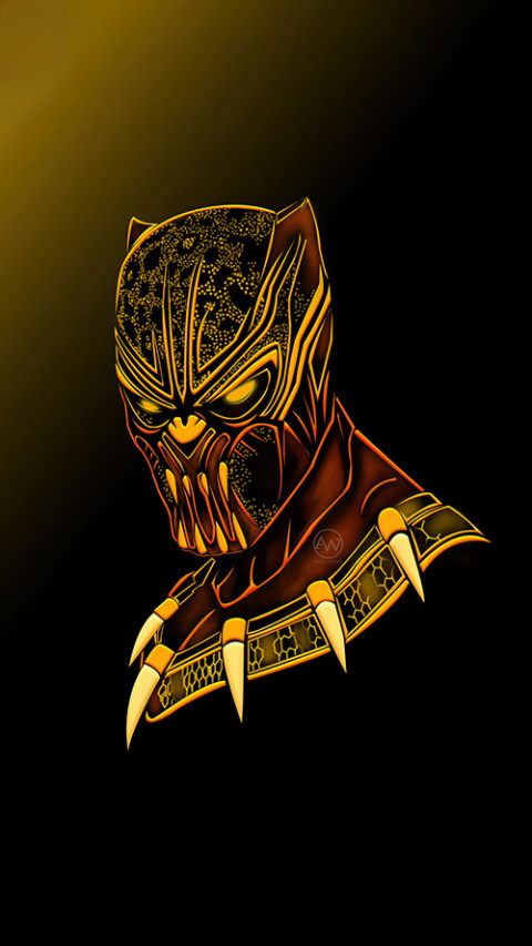 Black Panther Mobile Home Screen Wallpaper HD Pictures Dp