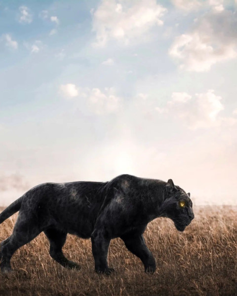 Black Panther Snapseed Editing Photo CB Background
