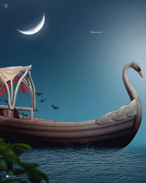 Boat PicsArt Poster Editing Background For Photoshop