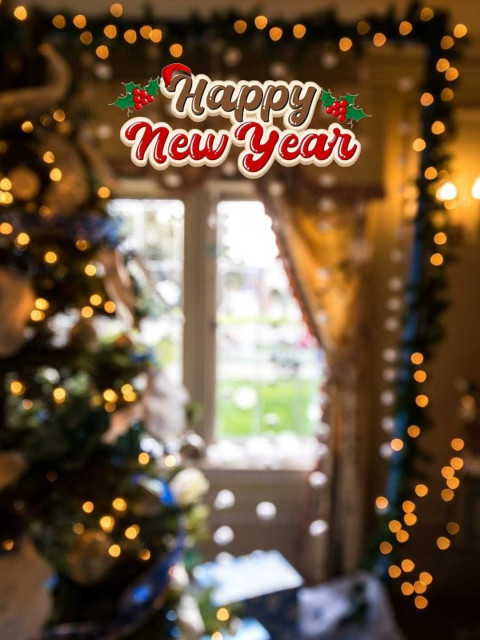 Bokeh Effect Light 2025 New Year Blur Background Editing CB