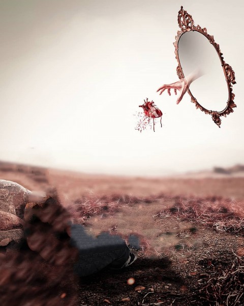 Broken Heart Concept Background Hd