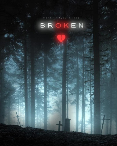 Broken Instagram Viral Photo Editing Background