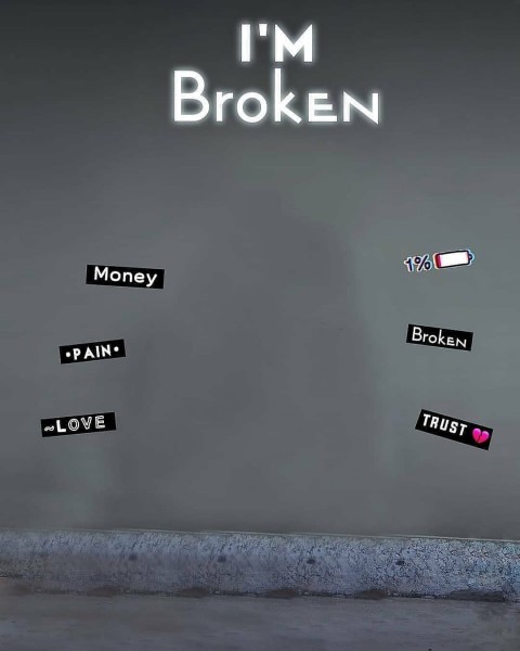 Broken Picsart Background Free Download