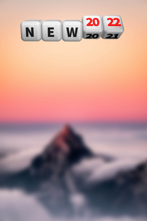 CB Blur 2022 New Year HD Background For Picsart & Photoshop Editing