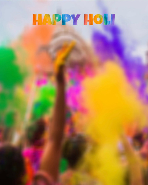 CB Blur Happy Holi CB Background for Photo Editing New