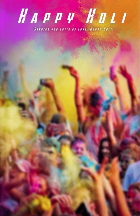 Cb Edit Happy Holi Special Background Download HD