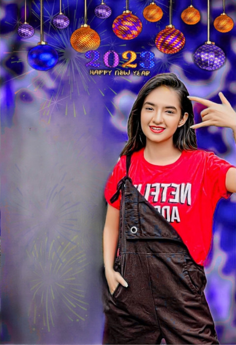 CB Editing Background With Girls For Happy New Year 2023