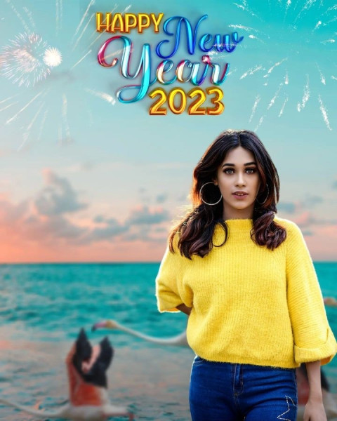 CB Editing Background With HD Girls For Happy New Year 2023
