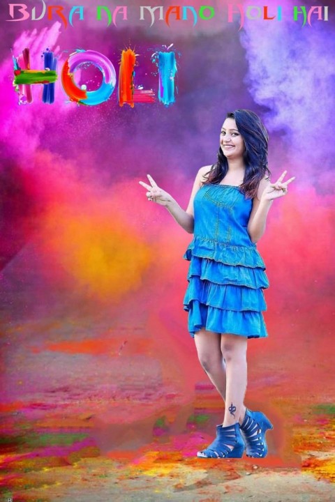 Cb Girls Happy Holi Photo Editing Background